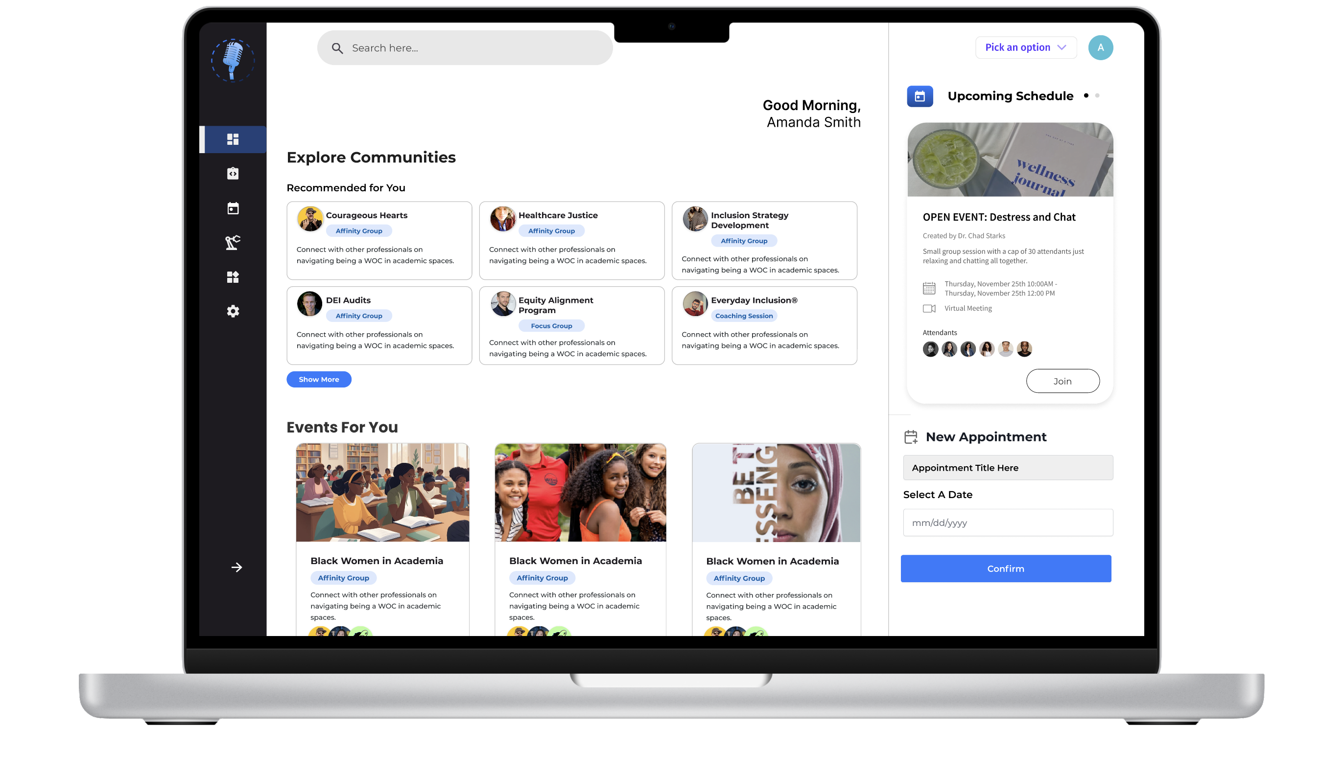 Designing a DEI Consulting Web Application